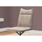 Monarch Specialties Dining Chair, Set Of 2, Side, Upholstered, Kitchen, Dining Room, Fabric, Metal, Beige, Black I 1216 - alternate 4